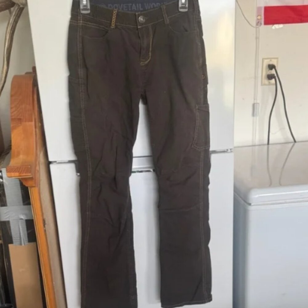 Dovetail Workwear Cargo Canvas Pants - Brown